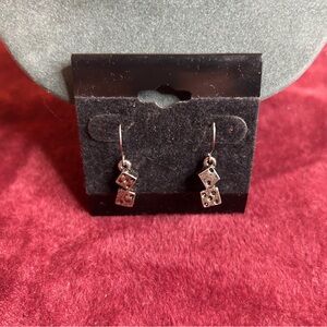 VTG DEADSTOCK STACKED DICE EARRINGS